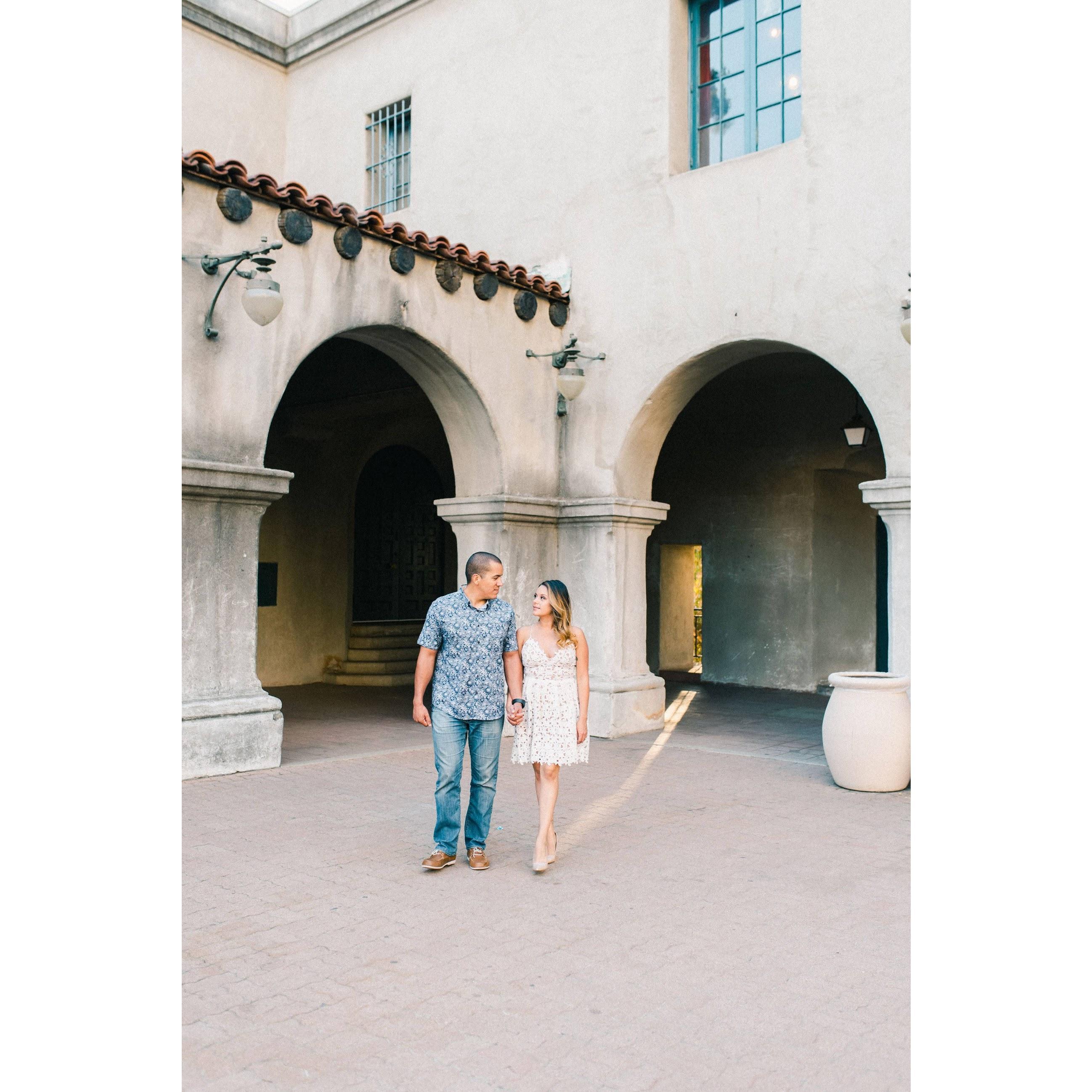 Engagement photo session