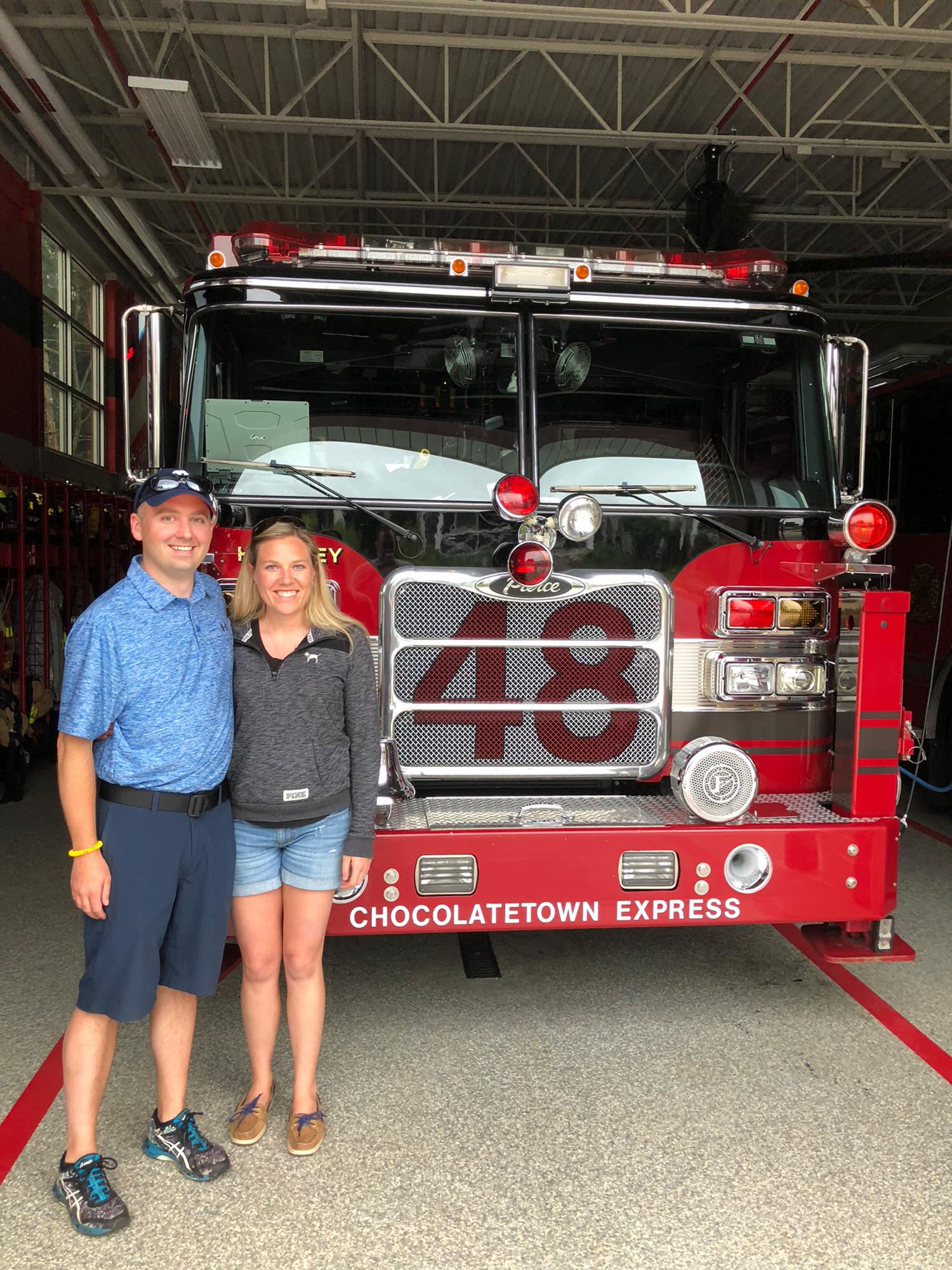 A trip home to Hershey wouldn’t be complete without a stop at the fire station.