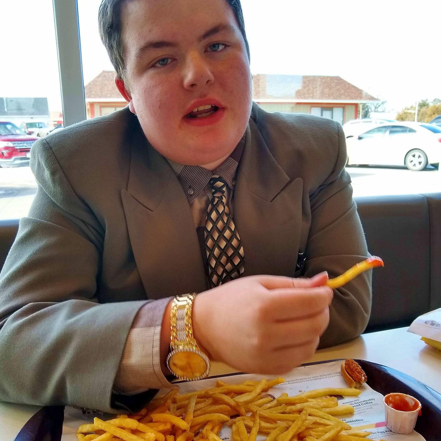 Pretty FRY For A White Guy

*A Picture Of Kirk In High School