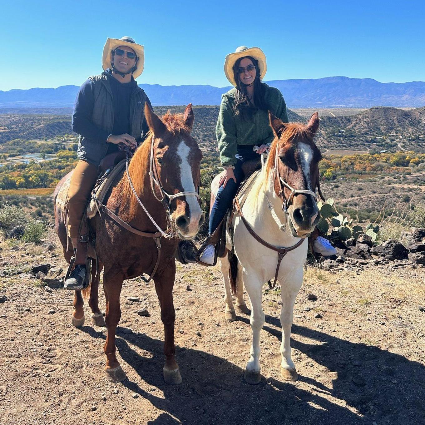 Marshall’s 1st horse riding experience in Sedona, AZ 🏜️