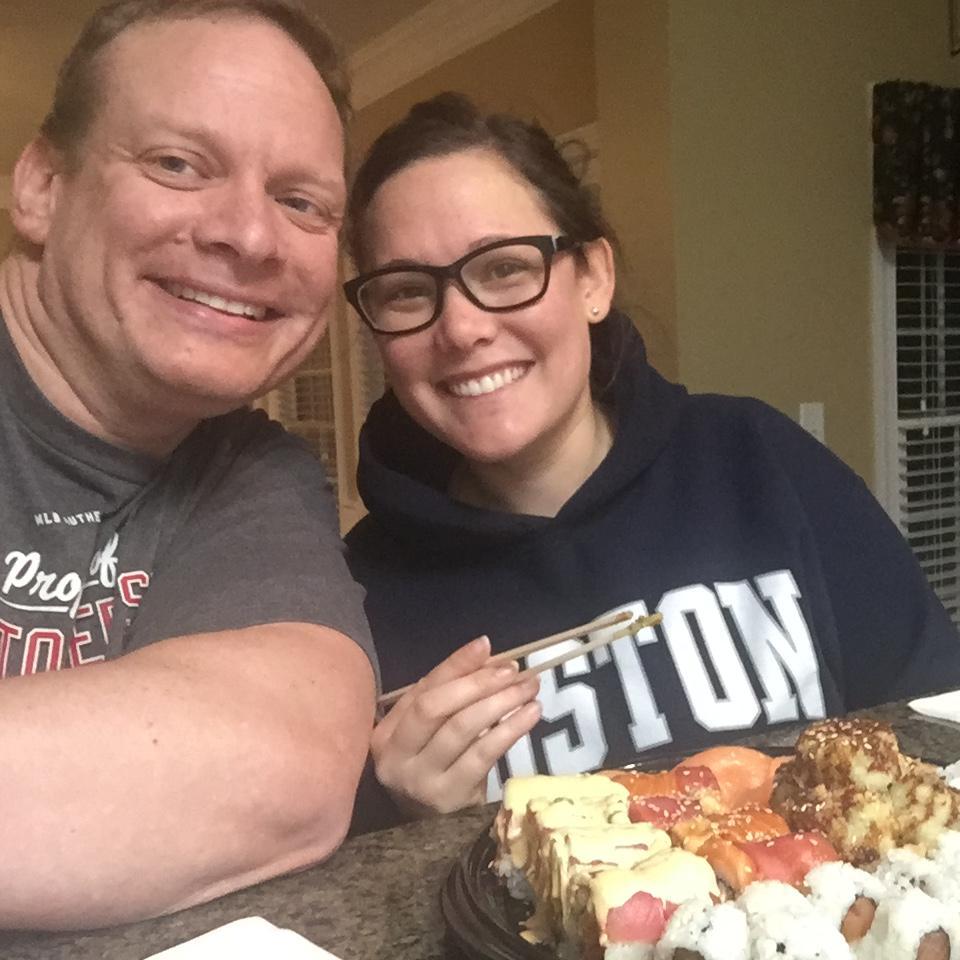 Sushi in our new house!