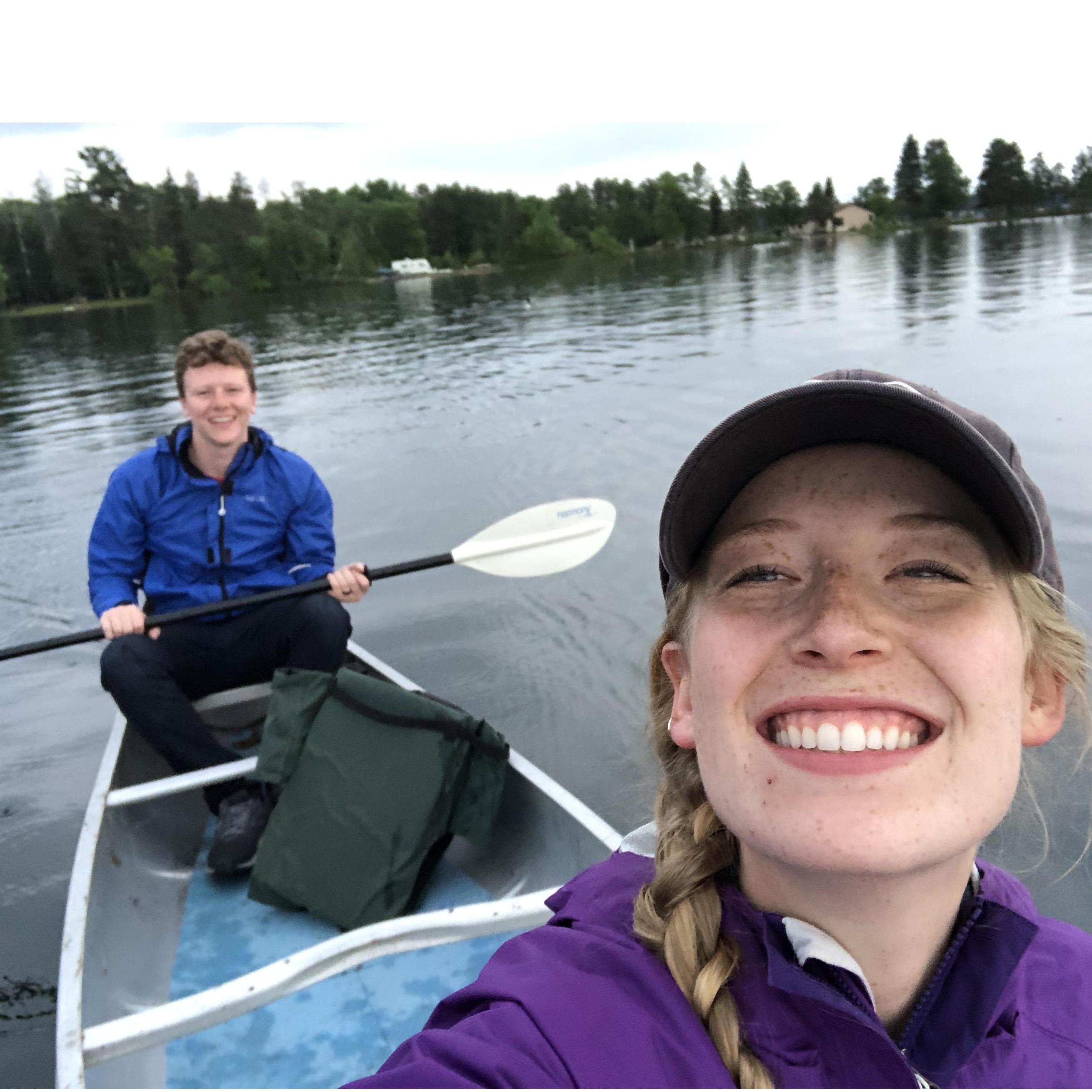 Peter's family cabin is a happy place :)