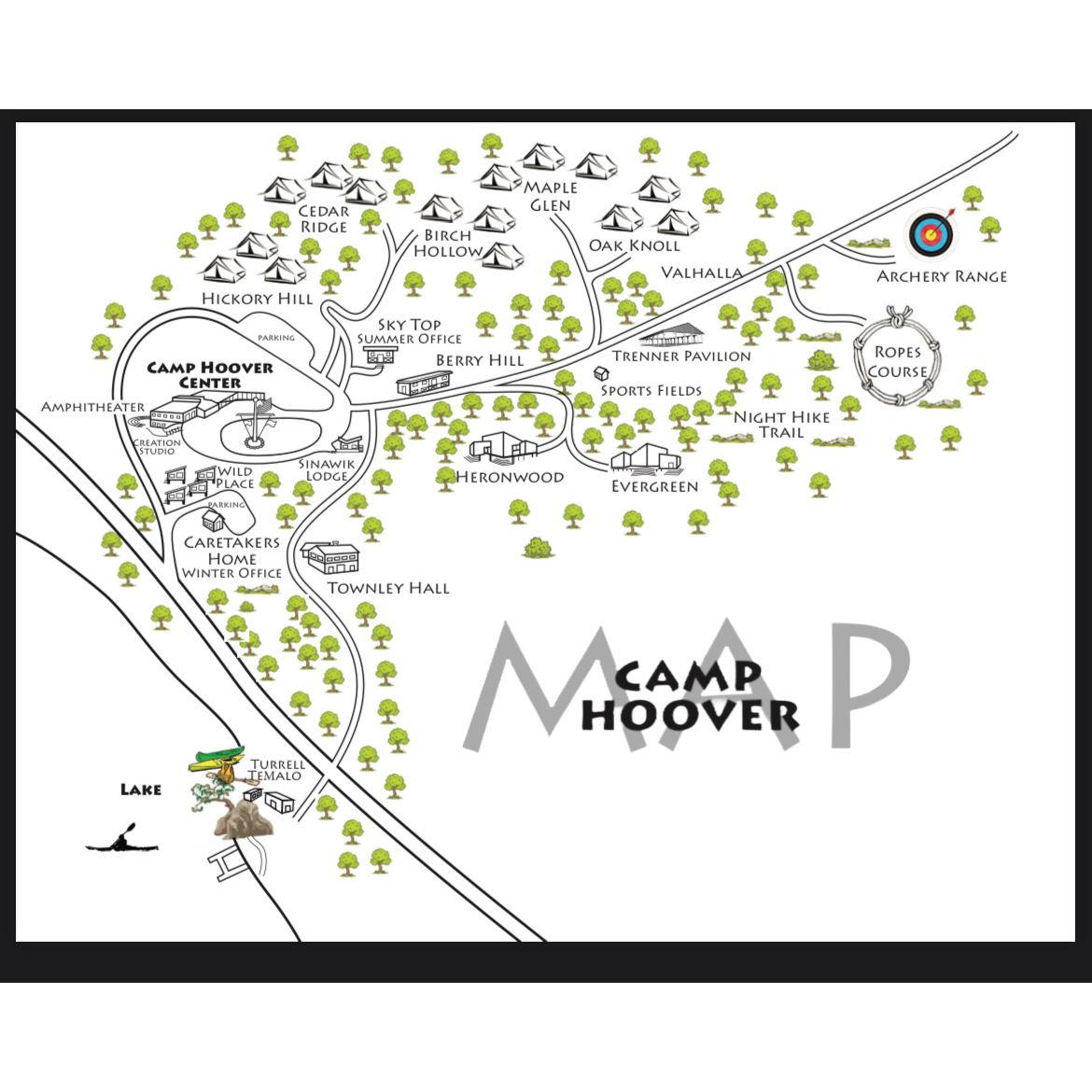 Map of Camp Hoover