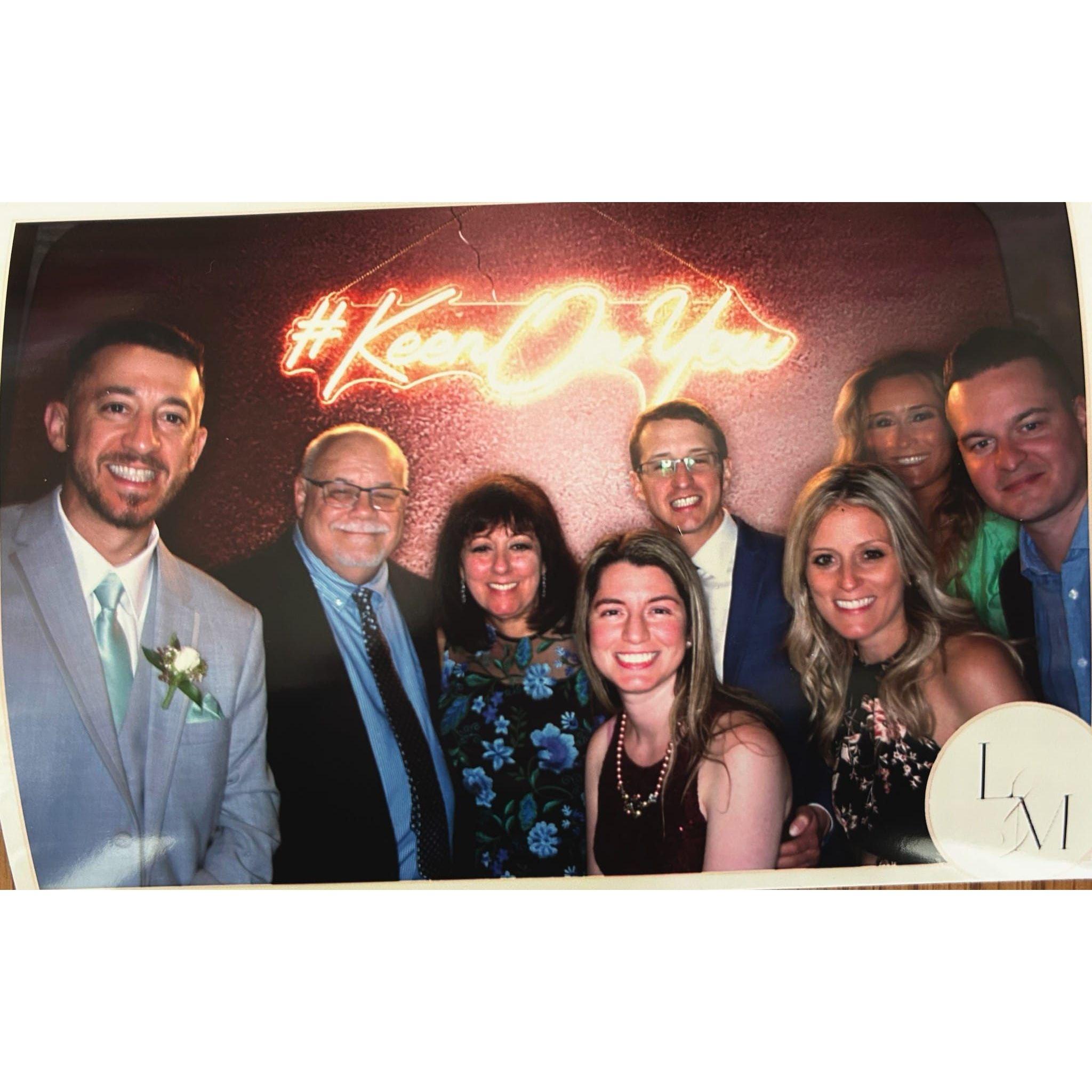 Keen Wedding as a family