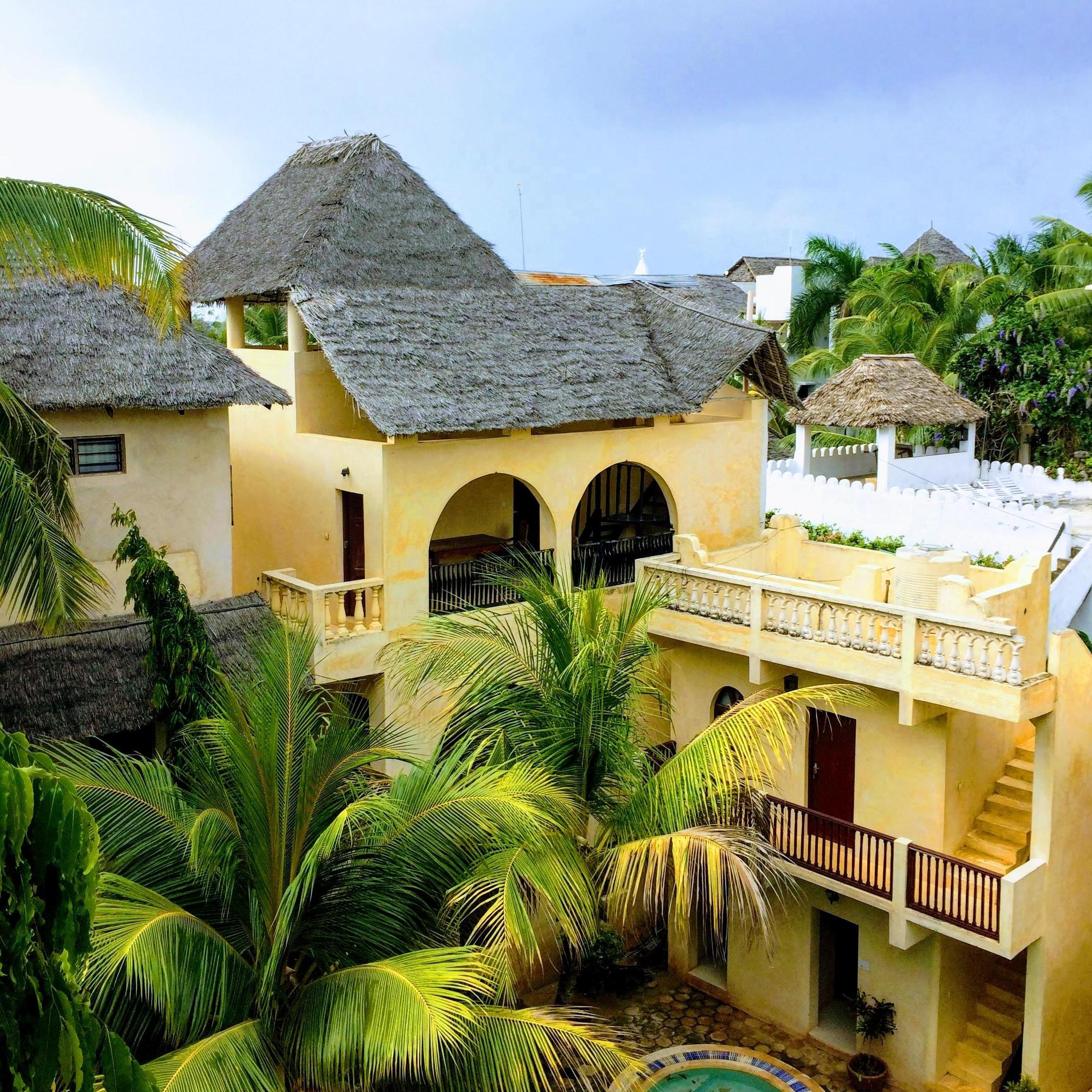 Jannataan Hotel in Shela, where we spent the second leg of our honeymoon