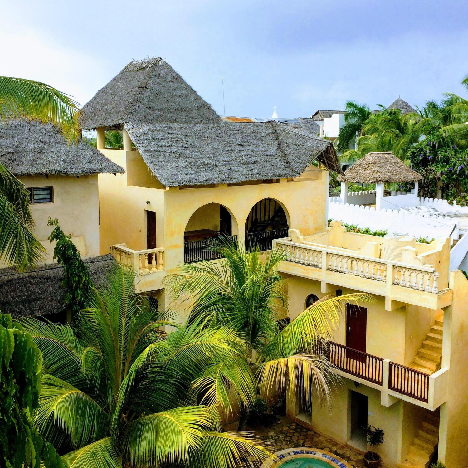 Jannataan Hotel in Shela, where we spent the second leg of our honeymoon