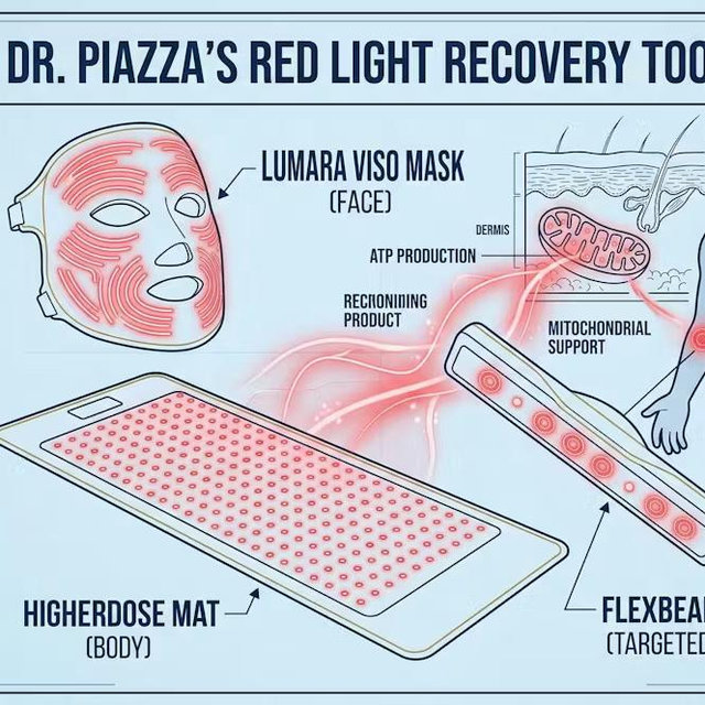 Red light therapy accessories