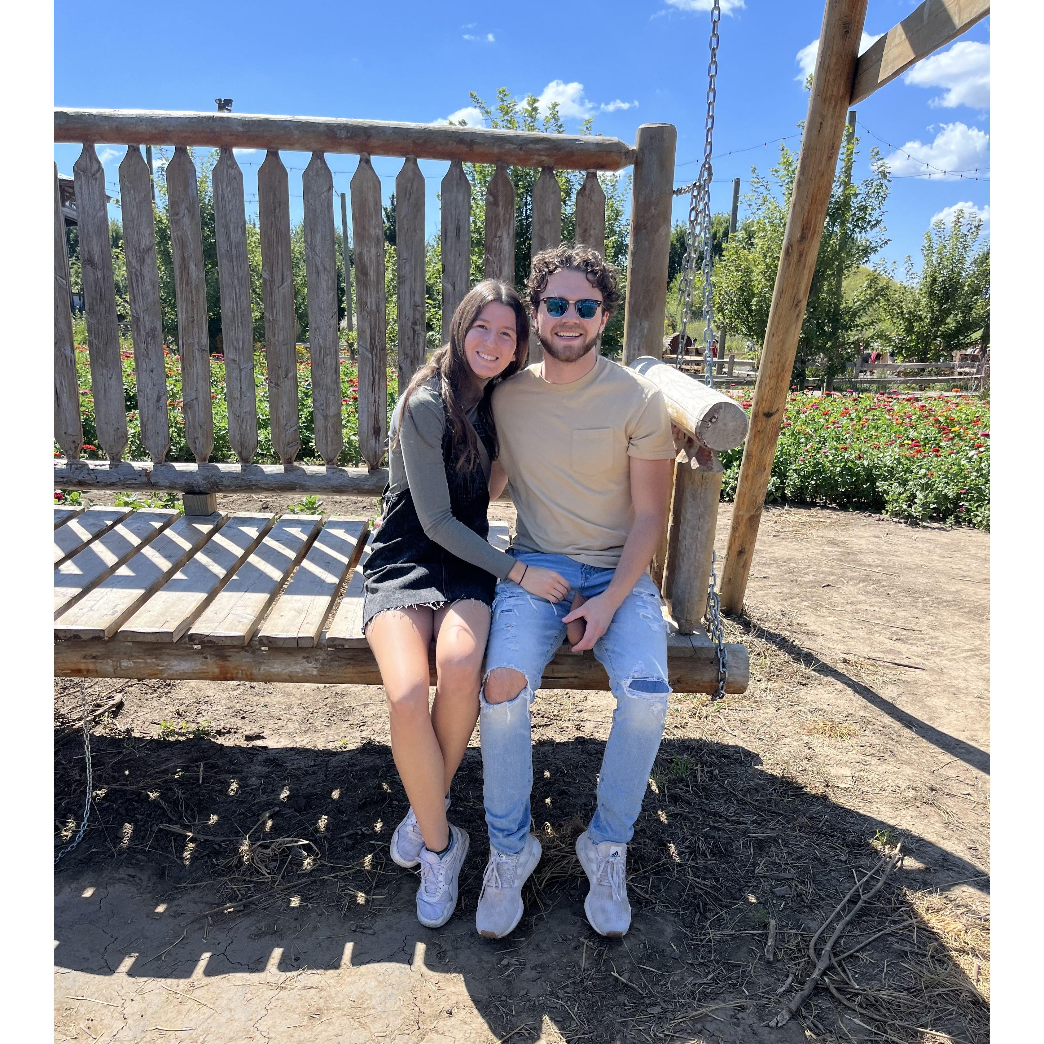 Our last time at Vala's before being a married couple