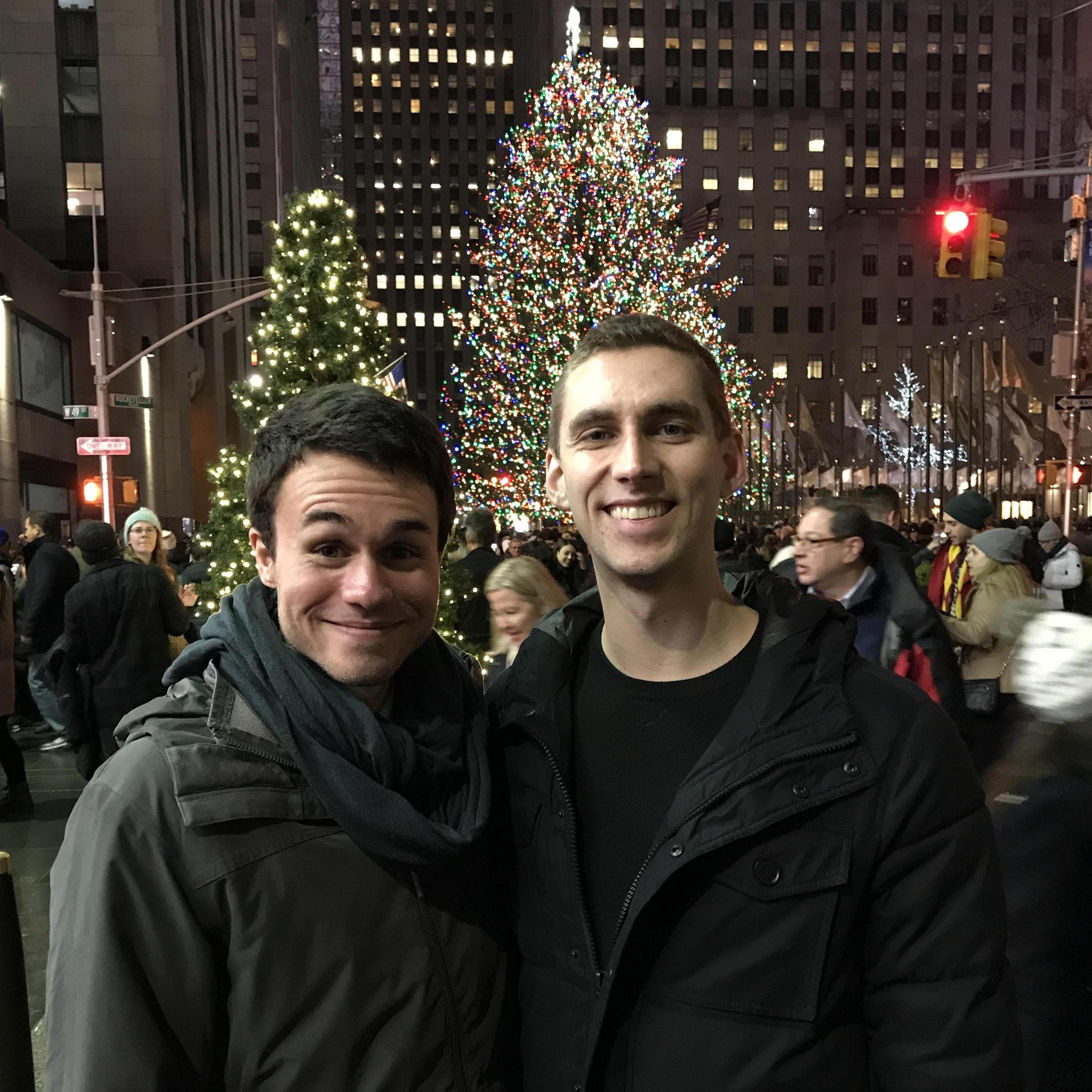 This is me with our friend Peter!