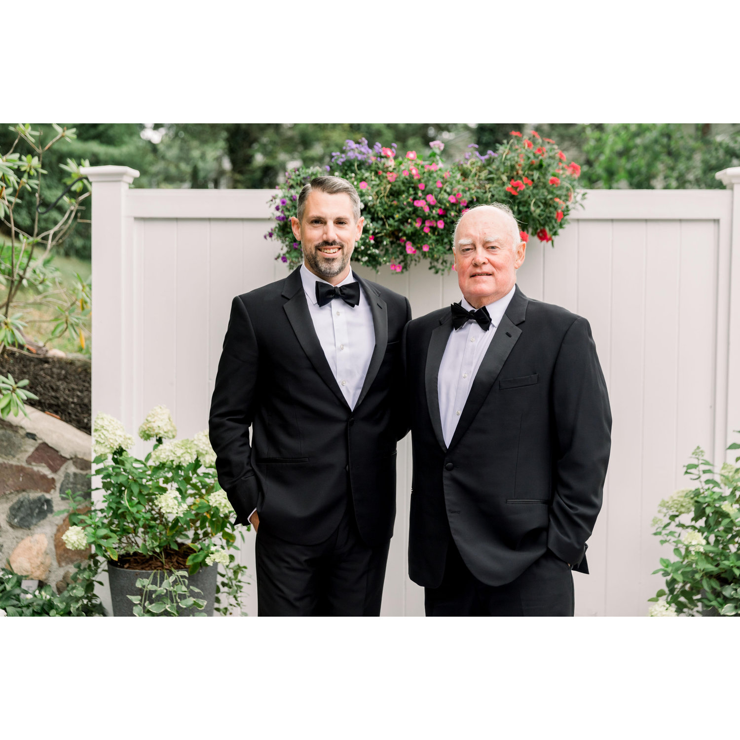 Tommy with his dapper dad, Danny. Fun fact Danny was a tap dancer and has the best dance moves to this day.