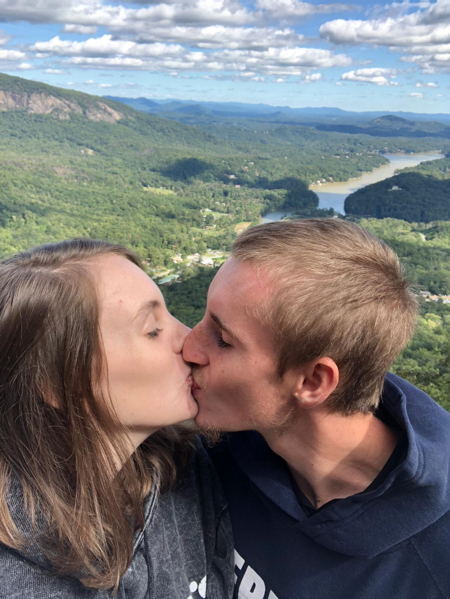2-year anniversary trip to chimney rock!