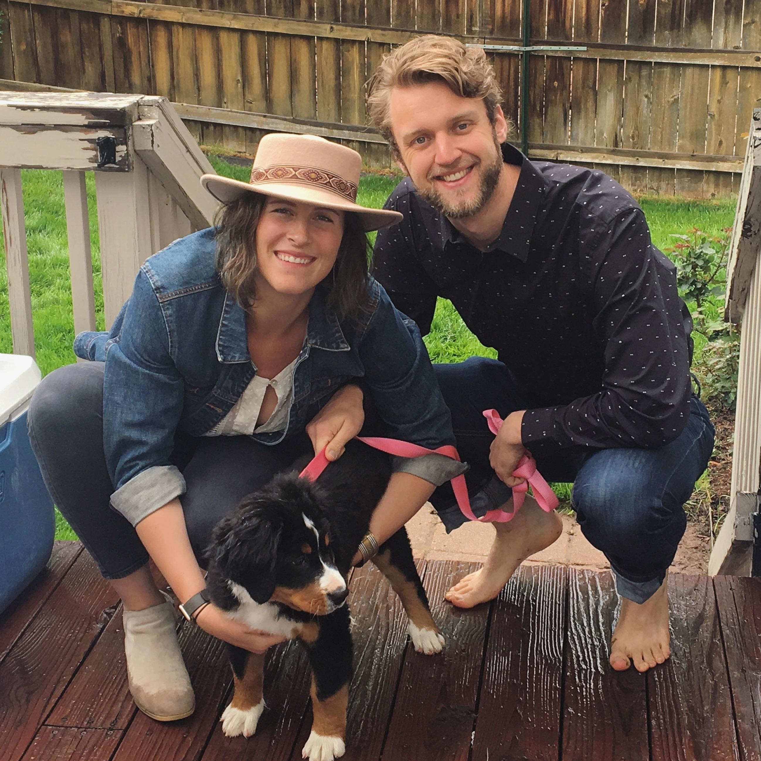 One of our first family photos with baby Stevie!
