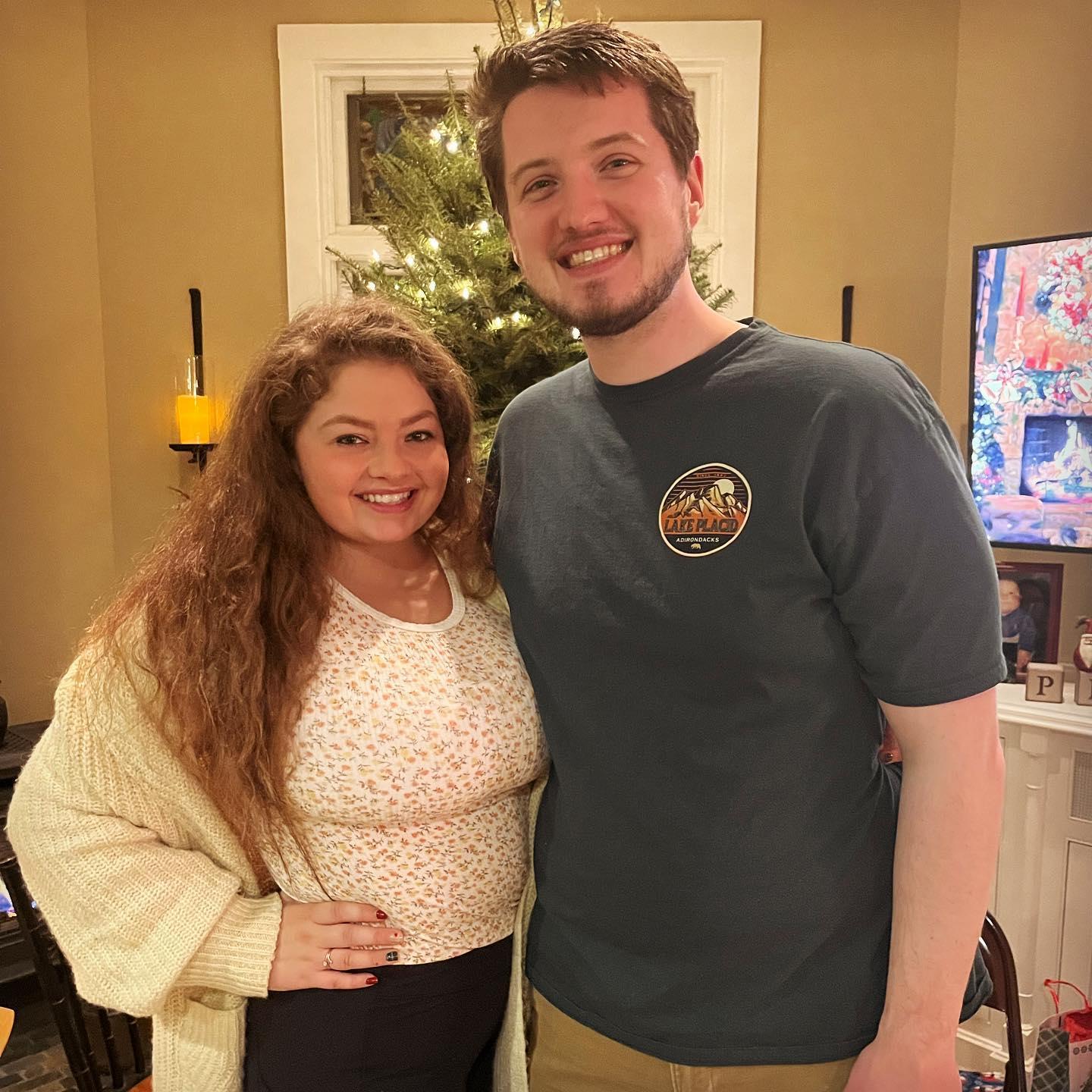 Peyson's first year at Ken and Marla's Christmas Eve Party!