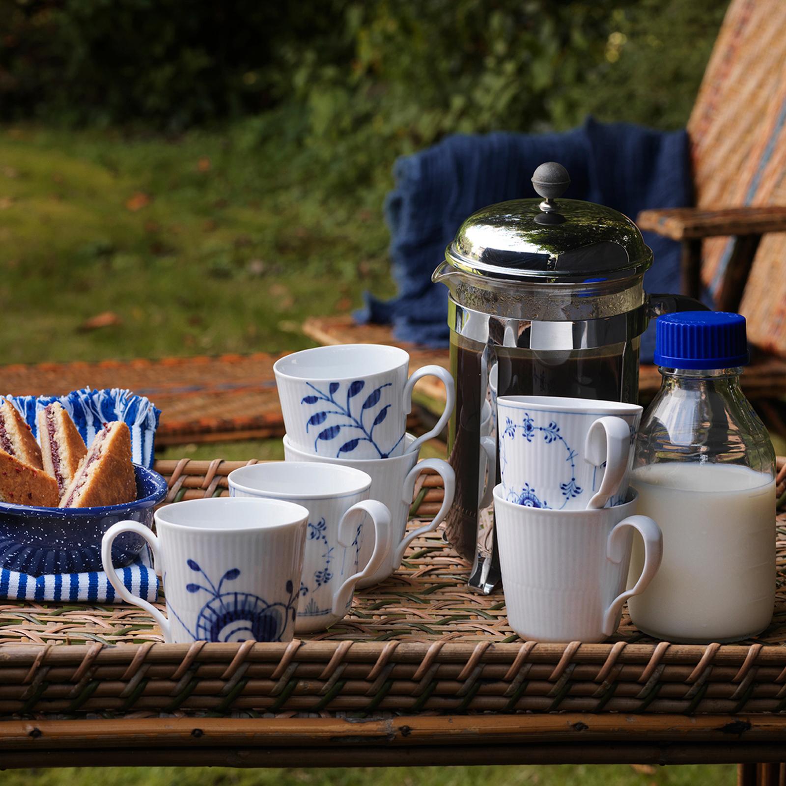 Royal Copenhagen, Blue Fluted Mega Mug, Set of 2 | Zola