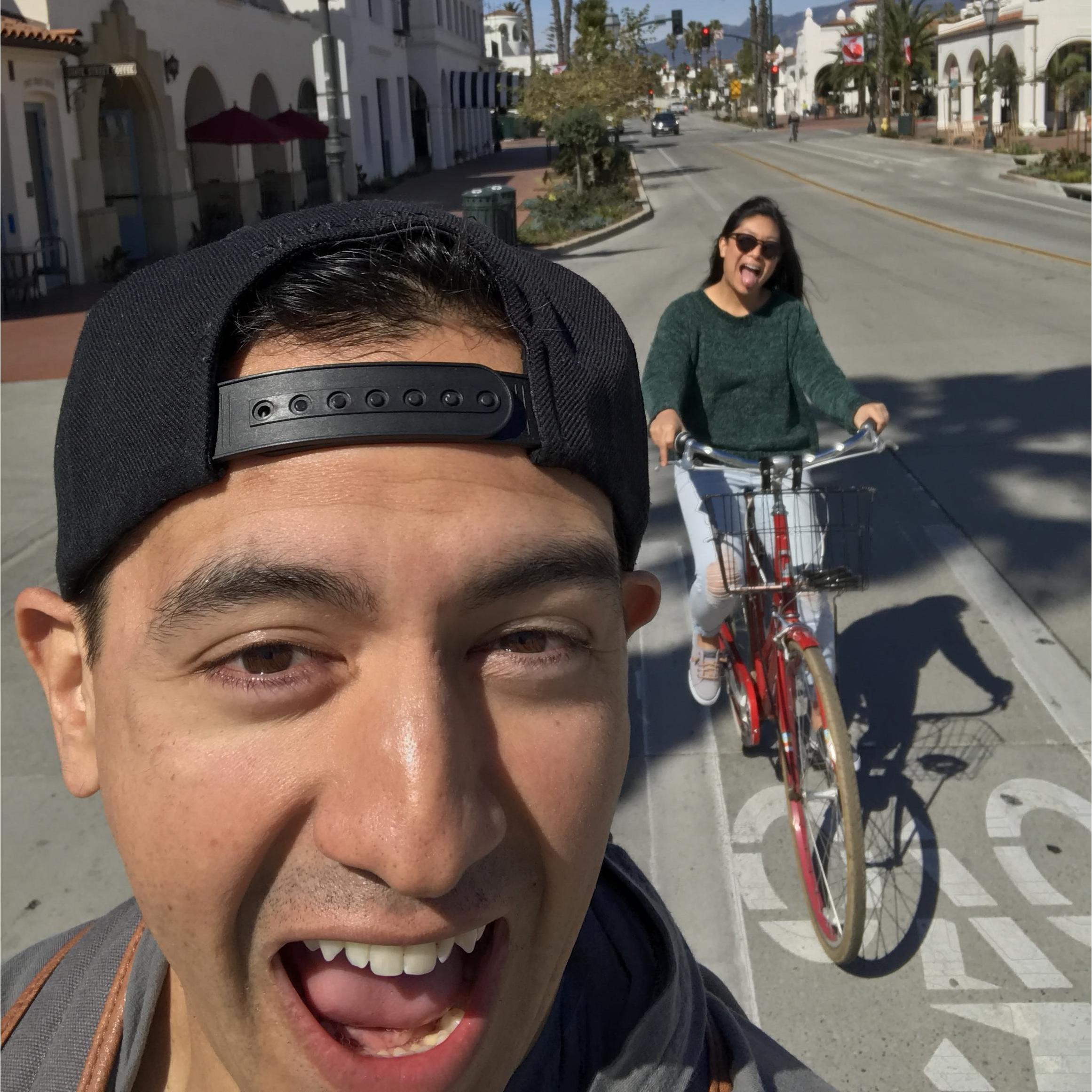 Bike rentals & being goofs! (Santa Barbara, CA 2018)