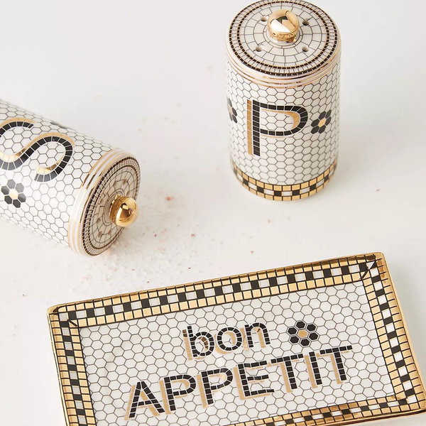 Bistro Tile Salt & Pepper Shakers