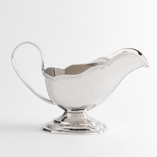 Heritage Silver Gravy Boat