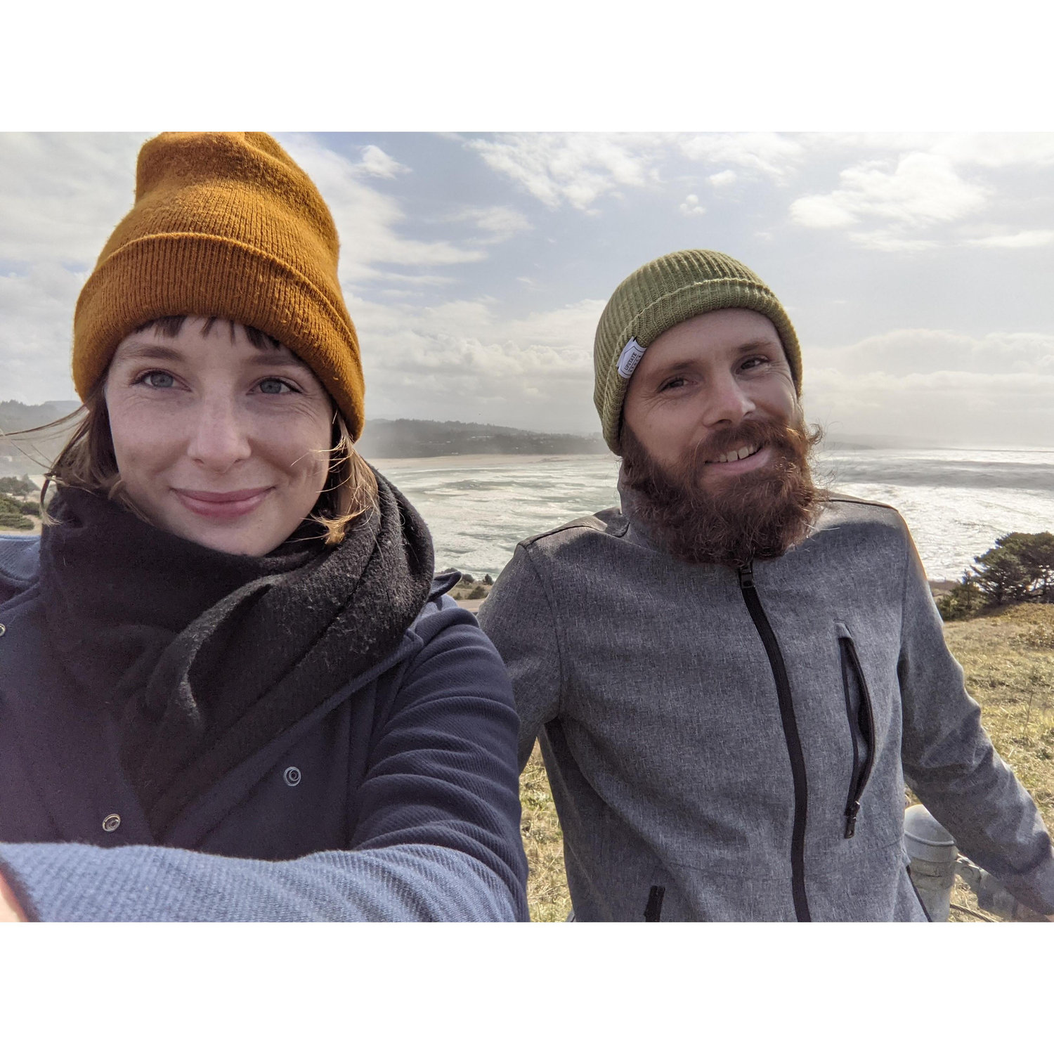 Oregon Coast, March 2021, maximum beard.