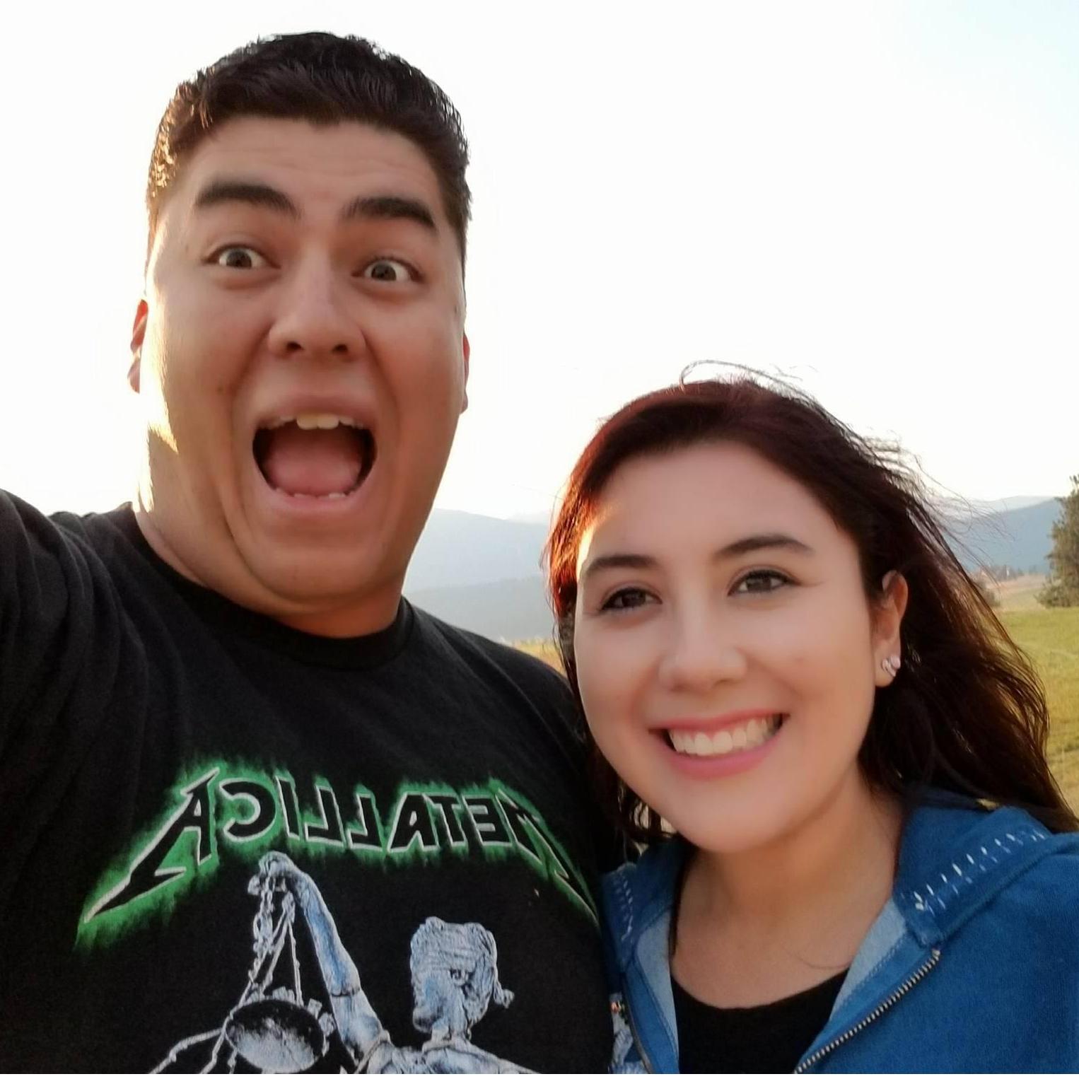 Visiting Josh in Montana.