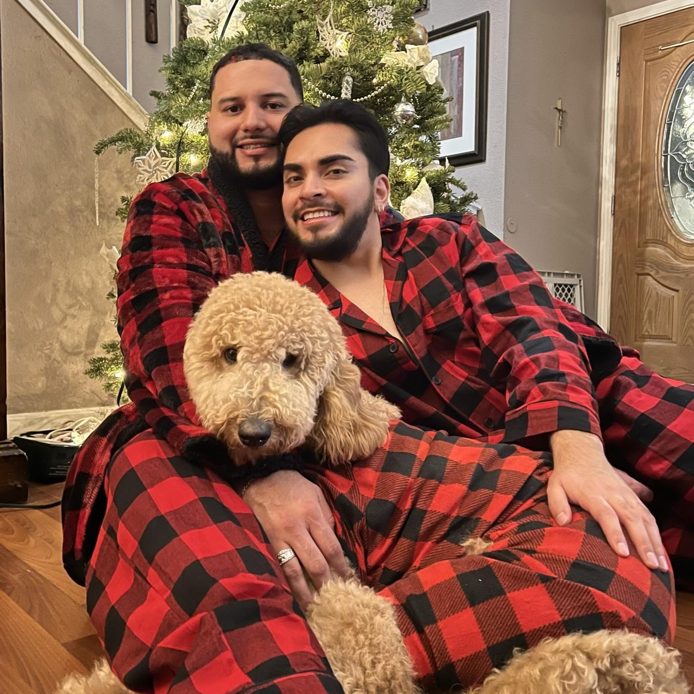 Xmas with our dog daughter 2022