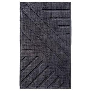 Geo Stripe Bath Mat - Nate Berkus™ (railroad gray)