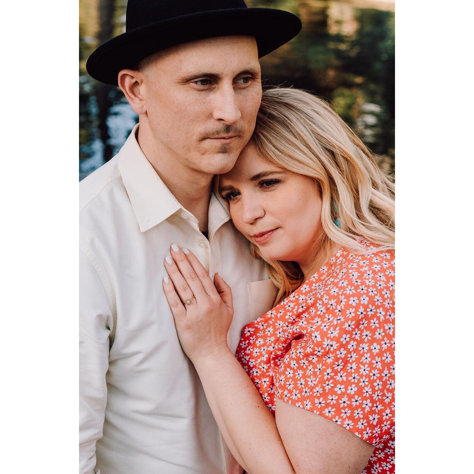 We jokingly deemed this picture our "great depression photo" but appreciate the way it captures some of how our love developed in what was also a challenging season.