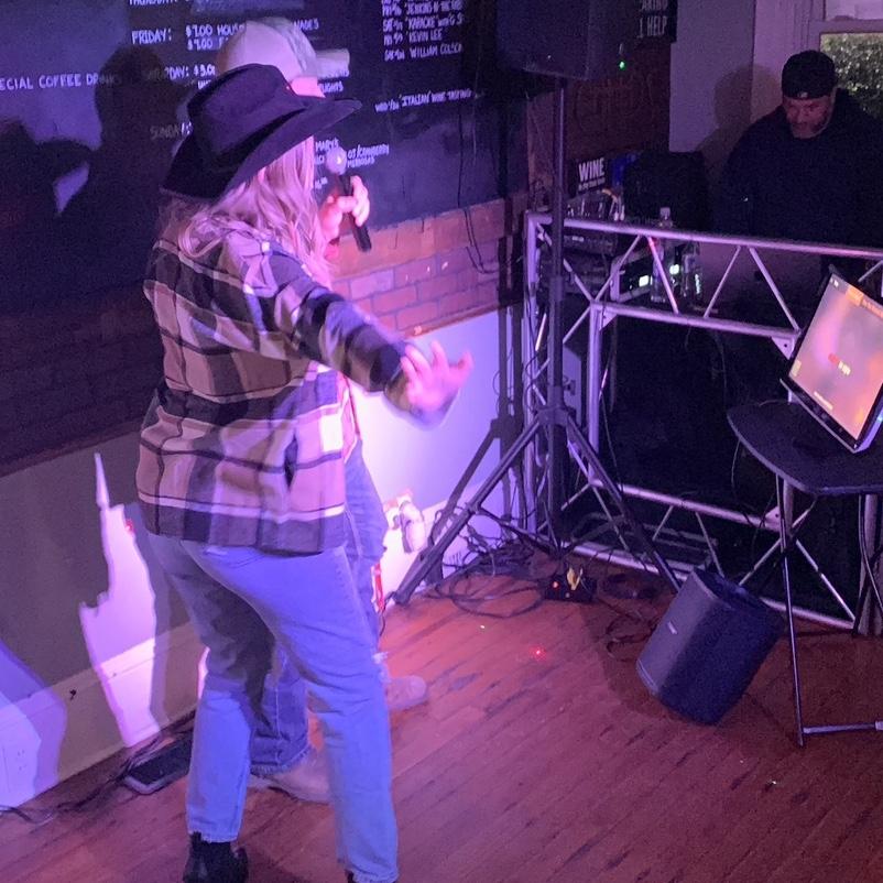 Celebrating Wills birthday with some karaoke