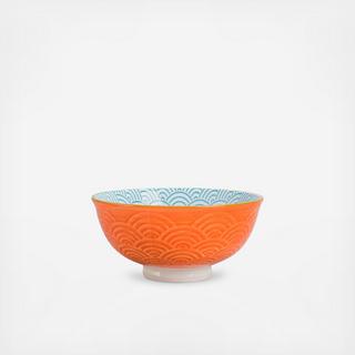 Waves Printed Bowl, Set of 4