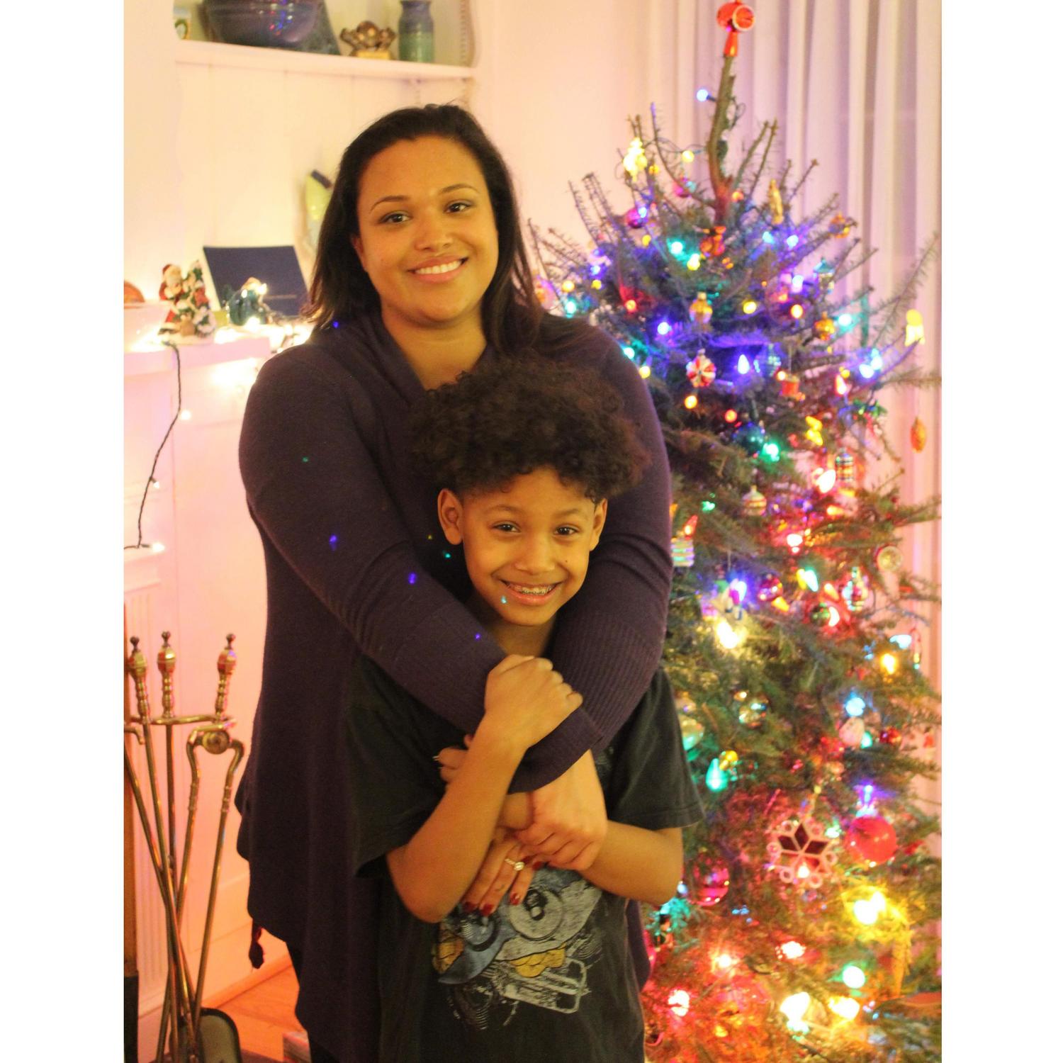 Mom and son