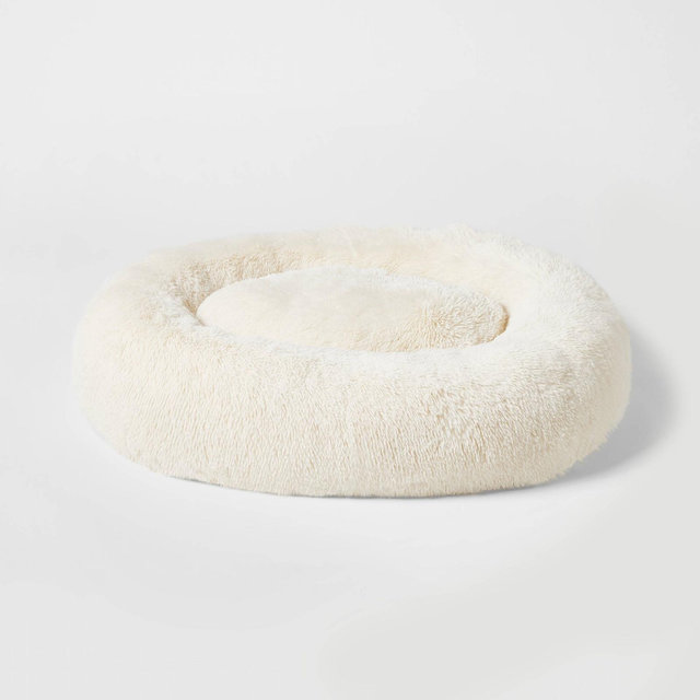 Donut Bolster Dog Bed - Boots & Barkley™ - Cream - XL