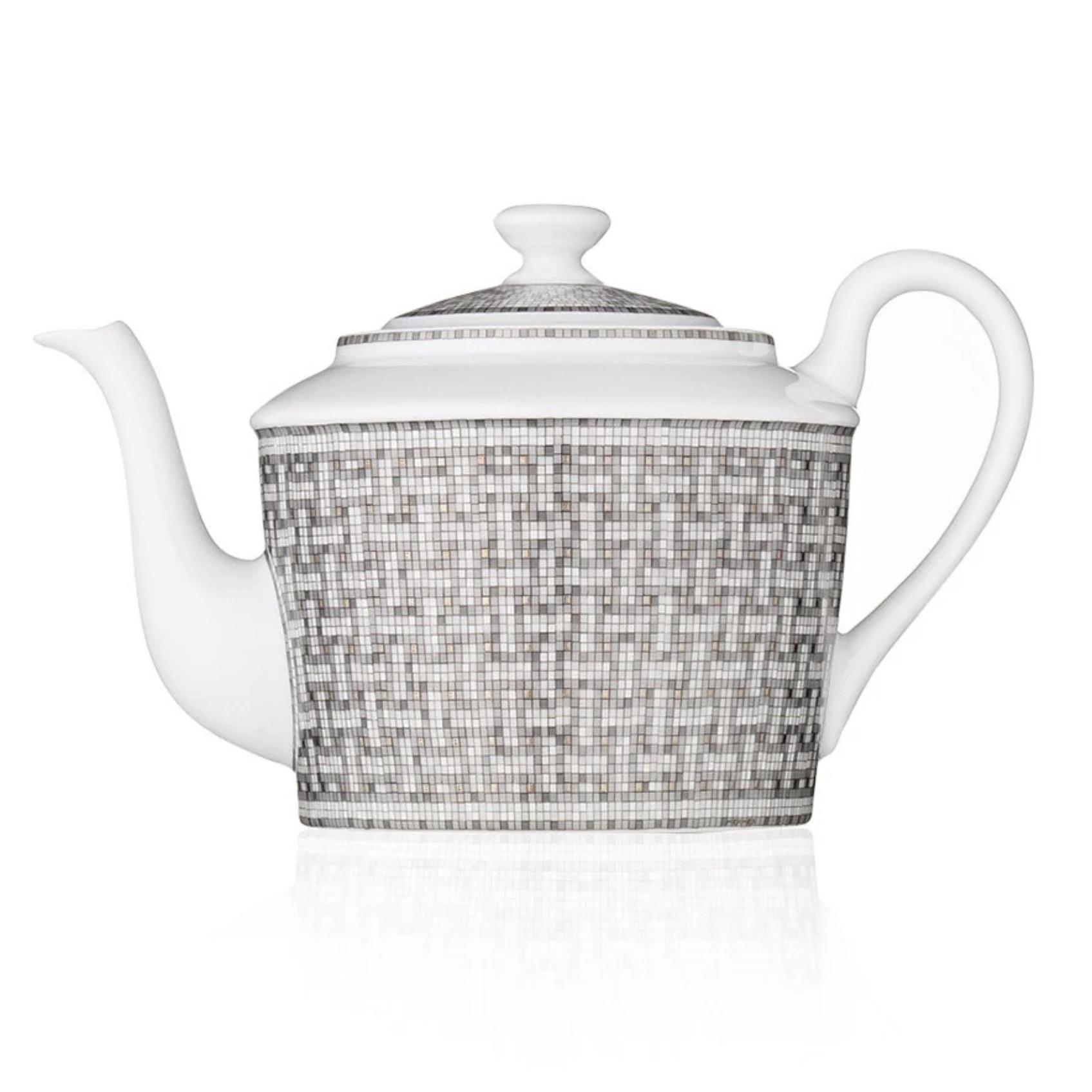 Mosaique Au 24 Platinum Teapot