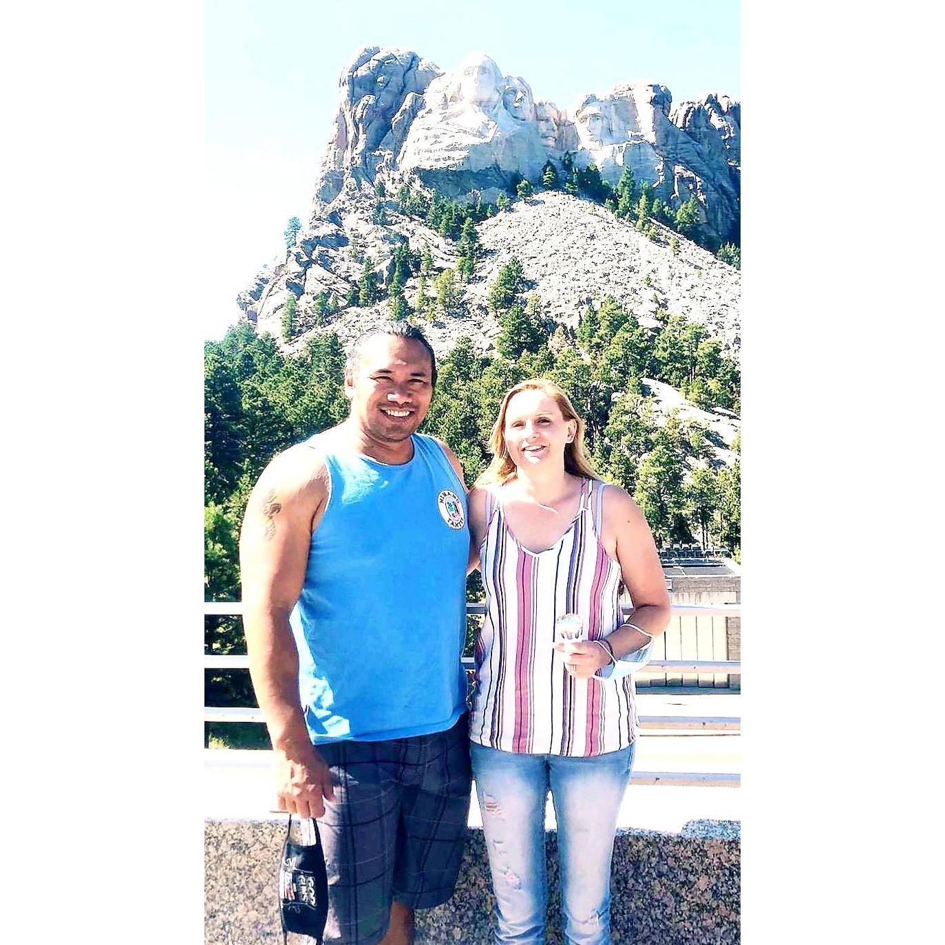 Visiting Mount Rushmore
