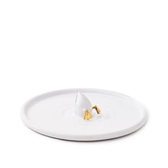 Diving Duck ceramic plate (40cm)