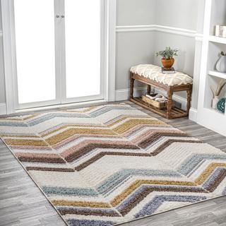 Santa Theresa Elin Chevron High-Low Area Rug