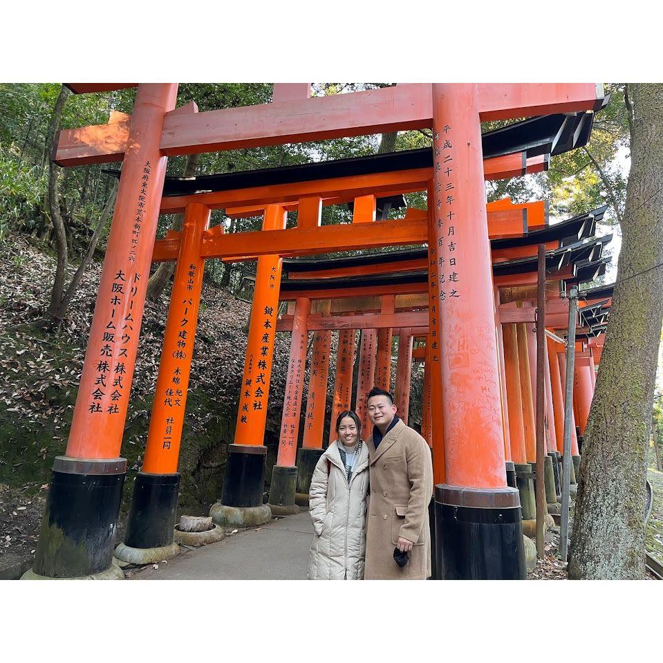 Visiting Fushimi Inari shrine on New Years Day