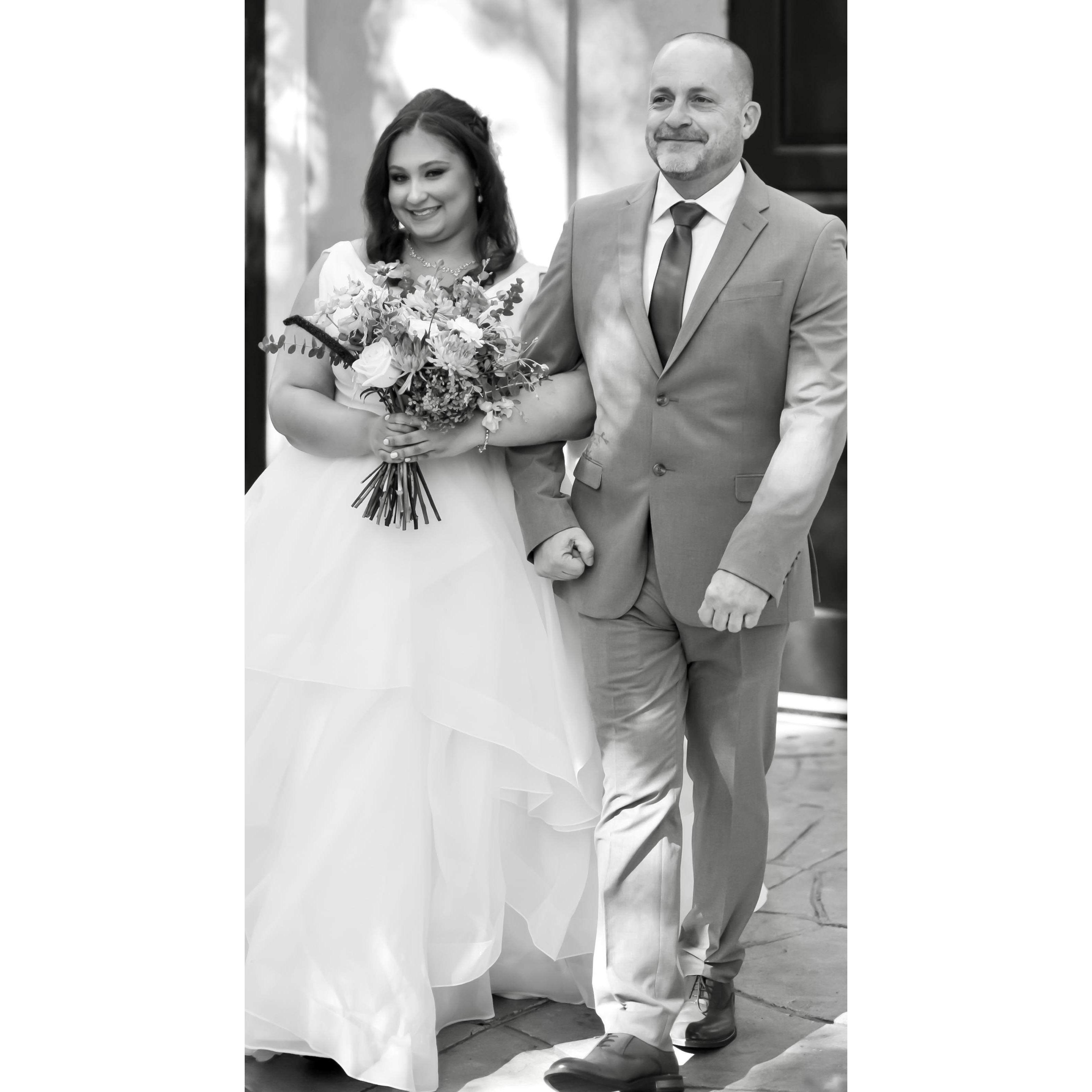 Bride and Father of the bride