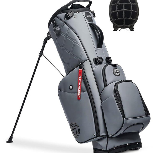 Ghost Golf Stand Bag - Lightweight Golf Bags for Men & Women, 14-Way Dividers with Premium Materials & Magnetic Pocket - Standing Golf Bag Holds 14 Golf Clubs
