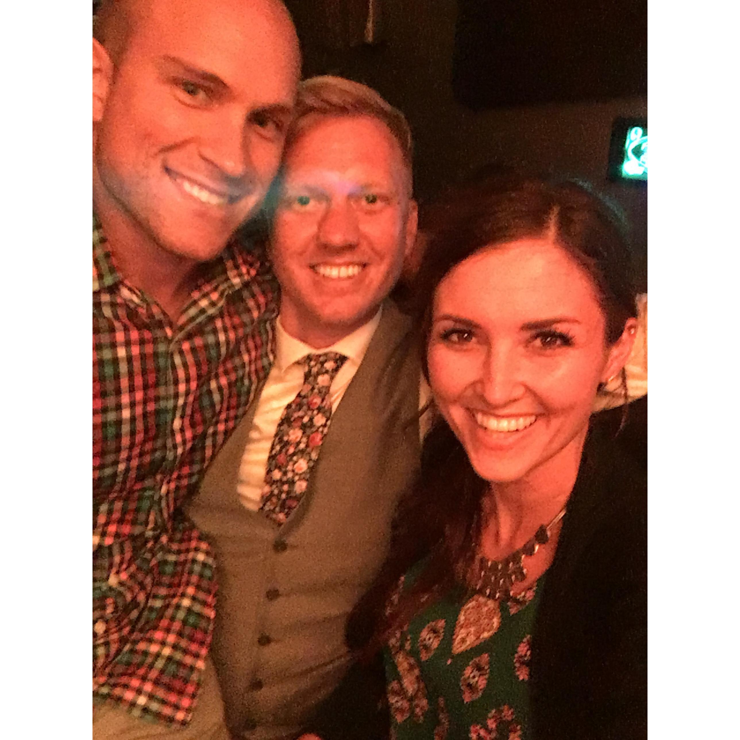 At Ben & Cassie's wedding!
