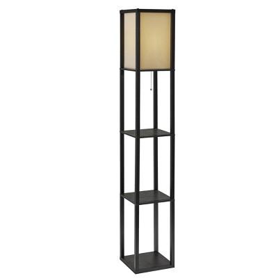 Adesso Wright Shelf Floor Lamp