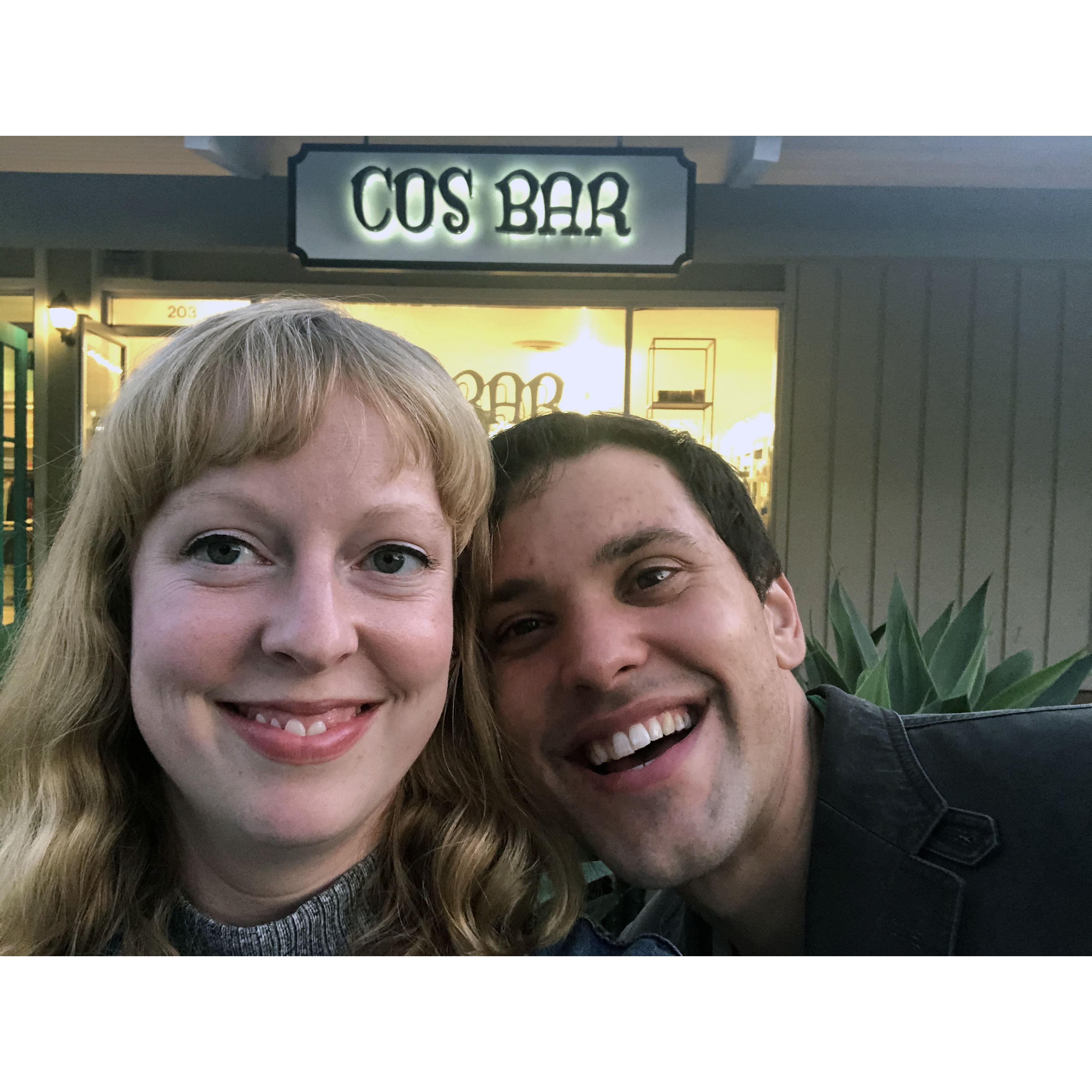 Just two Returned Peace Corps Volunteers laughing about "COS Bar" in Santa Barbara. If you know you know