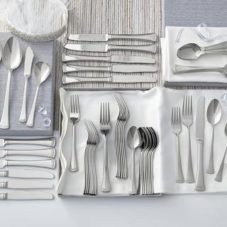 Portola 65-Piece Flatware Set, Service for 12