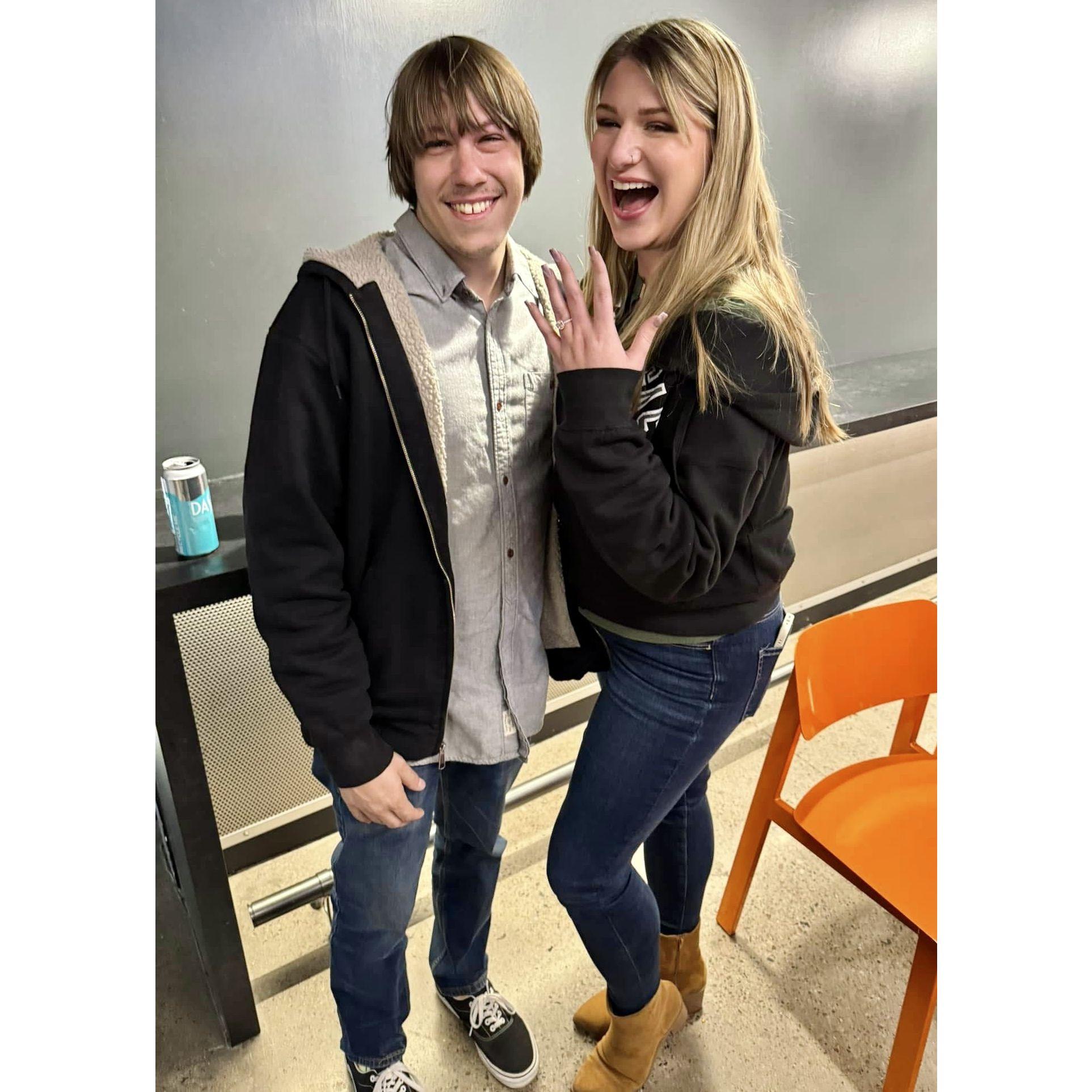 I said "YES!"