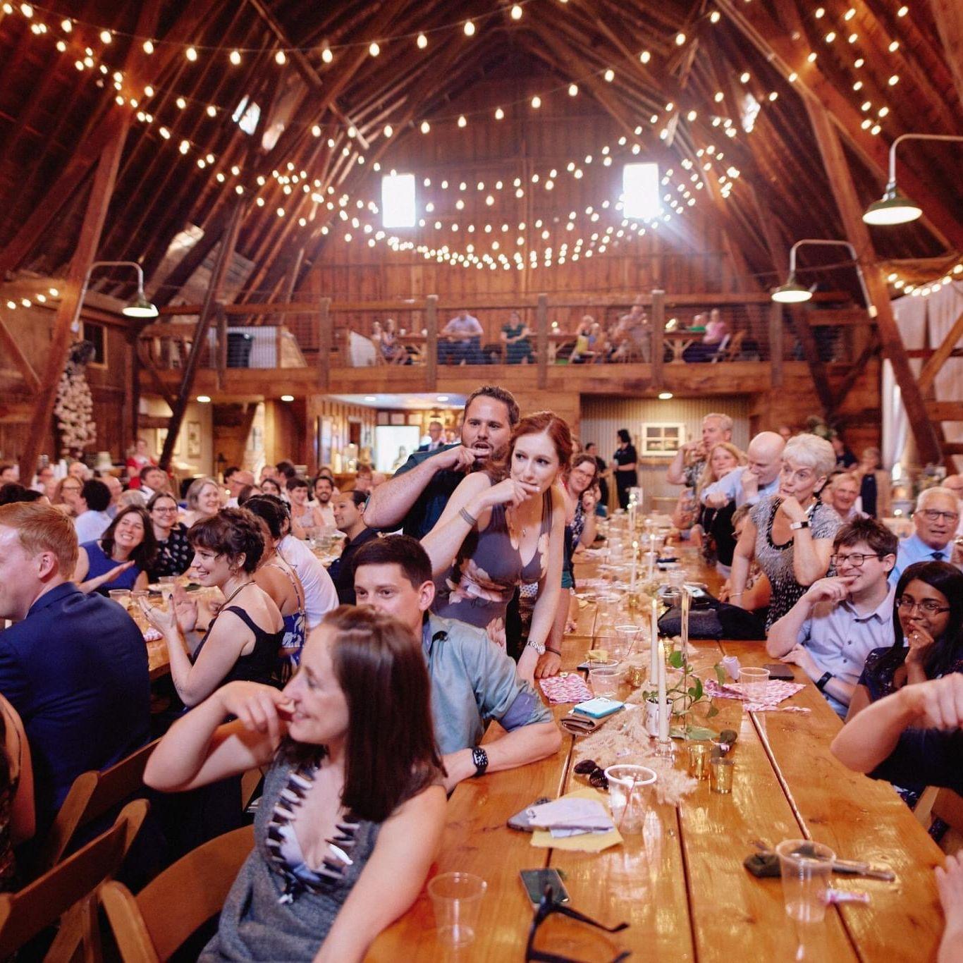 We were determined to commit to the music request at Carolina and Alex's wedding!