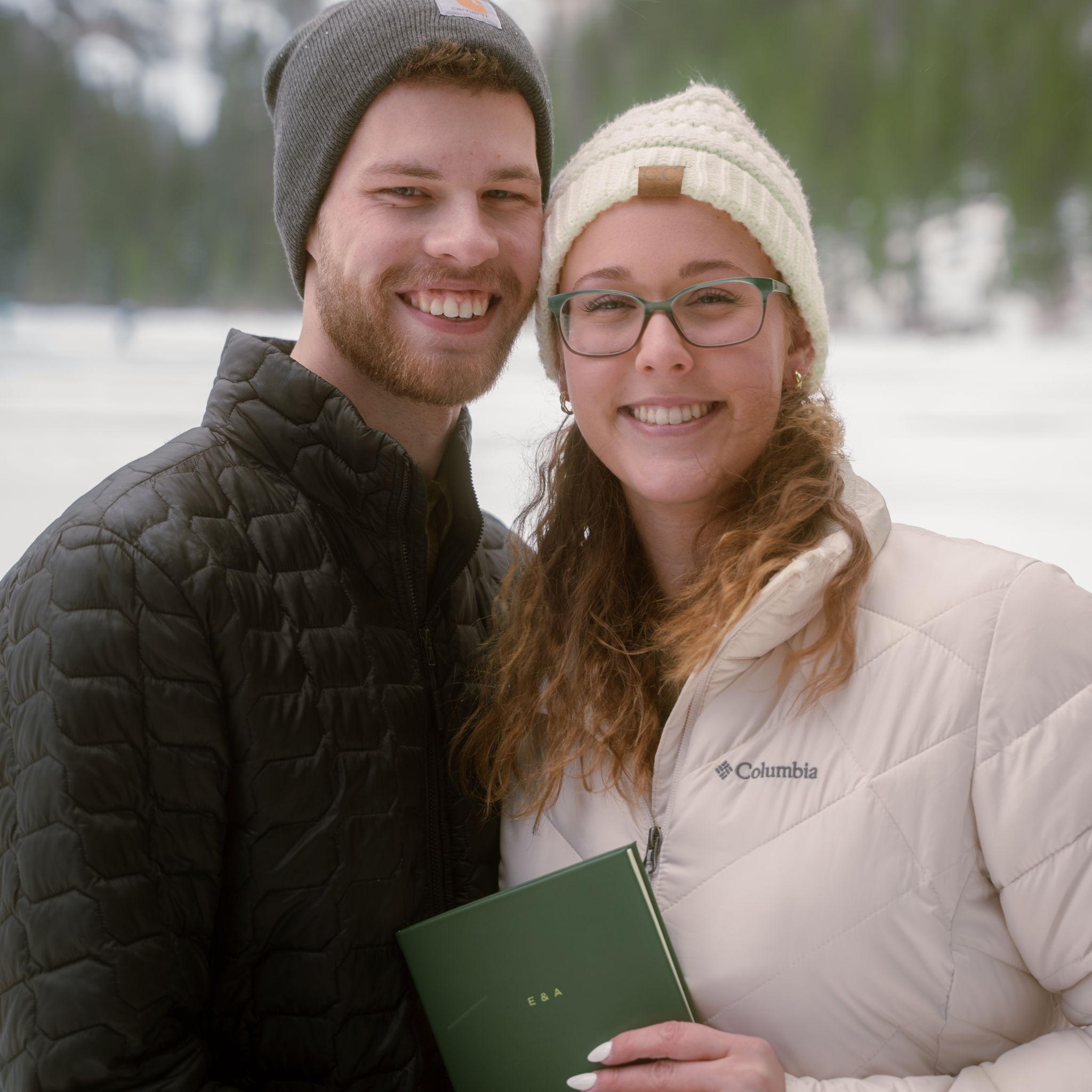 Proposal at Bear Lake, Estes Park Colorado. Aimee had no idea...well she definitely had her suspicions.