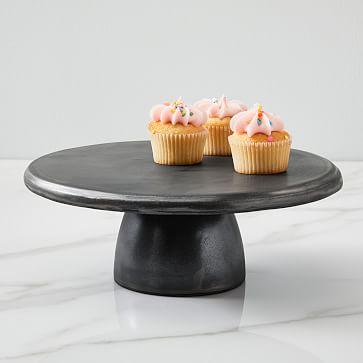 Honeycomb Studio Cake Stand - Metallic Black