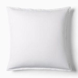 400Tc Percale, Euro Sham, White