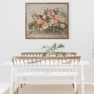 Floral Bouquet Framed Wall Art Portrait