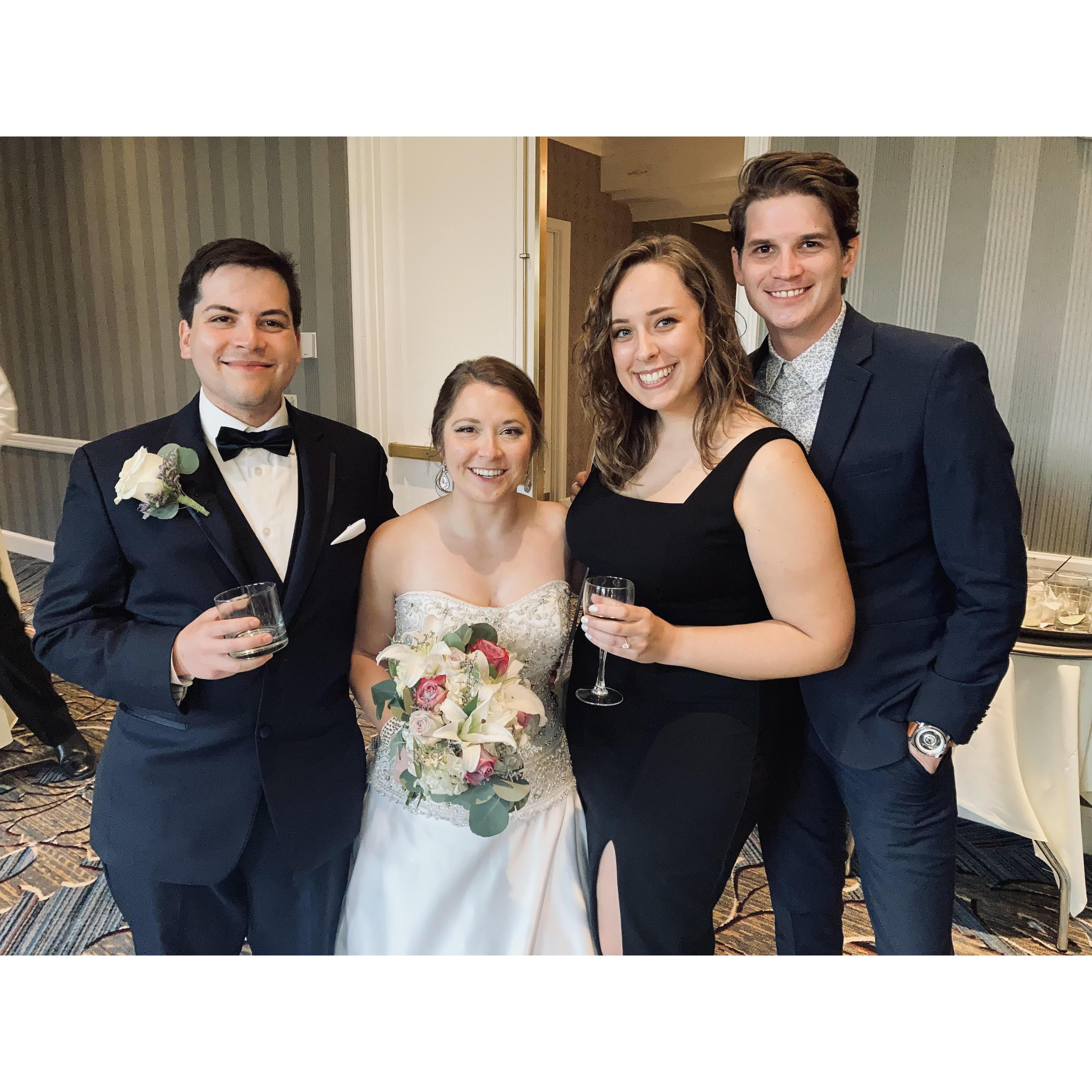 First wedding together to celebrate Cam and T!