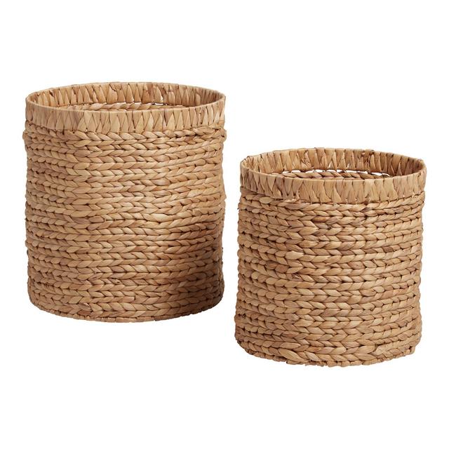 Keely Natural Hyacinth Tote Basket