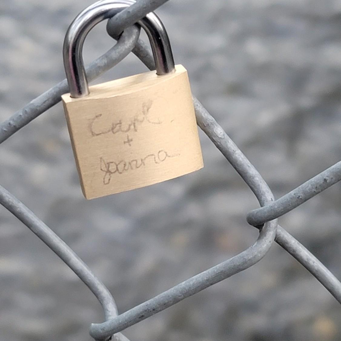 Our lock of love.